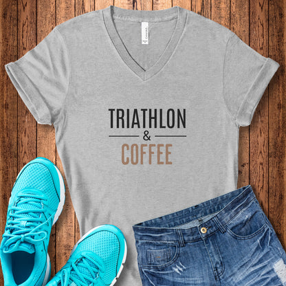 Tri & Coffee V-Neck