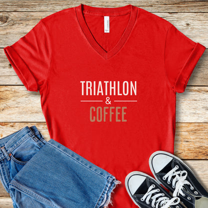 Tri & Coffee V-Neck