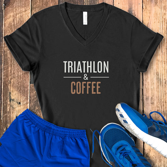 Tri & Coffee V-Neck