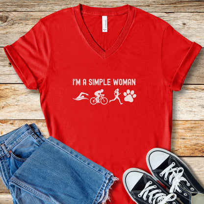 Simple Woman V-Neck