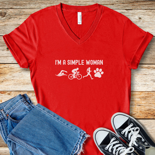 Simple Woman V-Neck