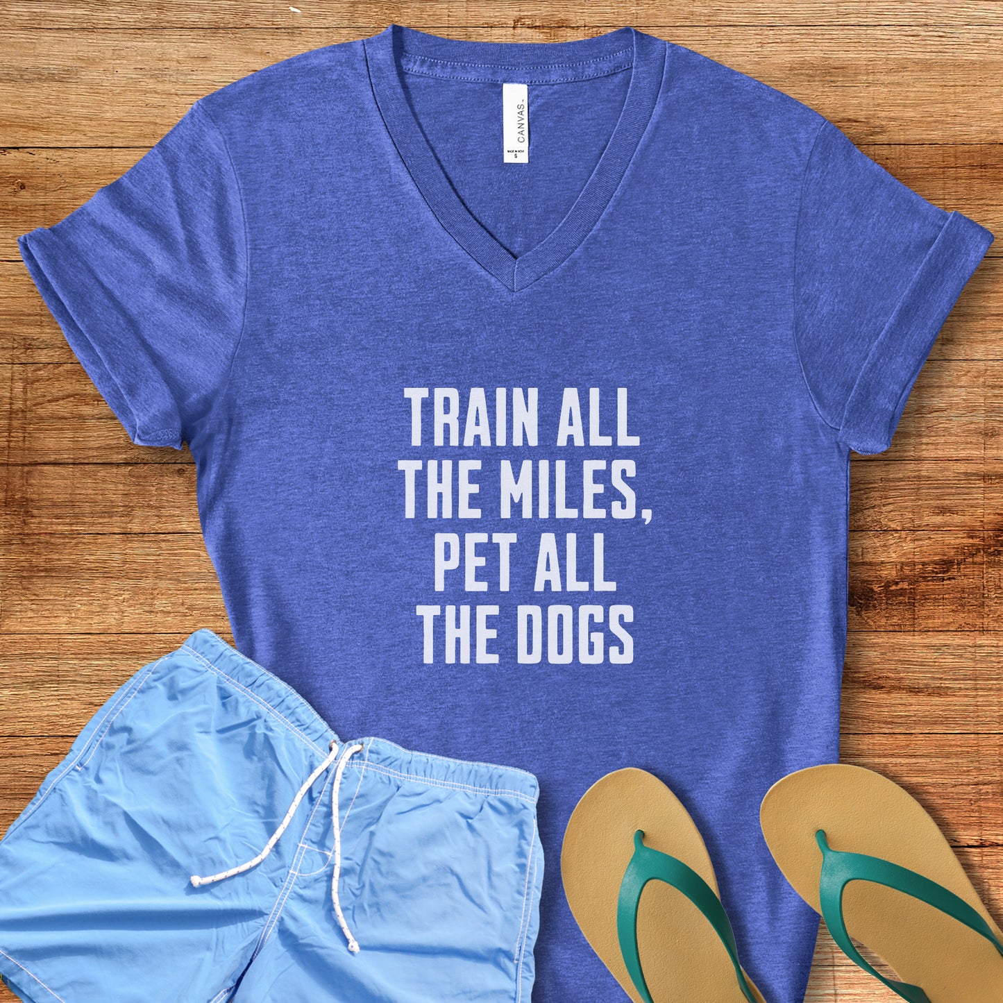 Train & Pet Dogs V-Neck