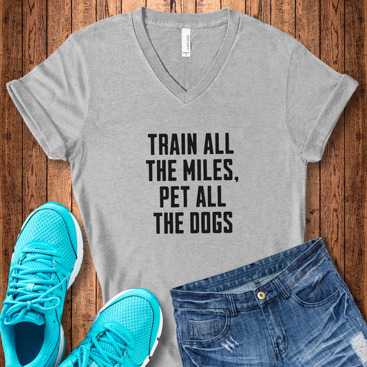 Train & Pet Dogs V-Neck