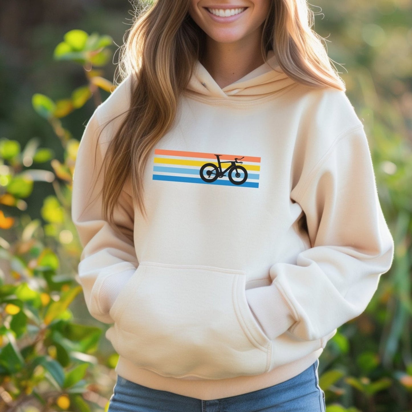 Tri Color Bars Hoodie