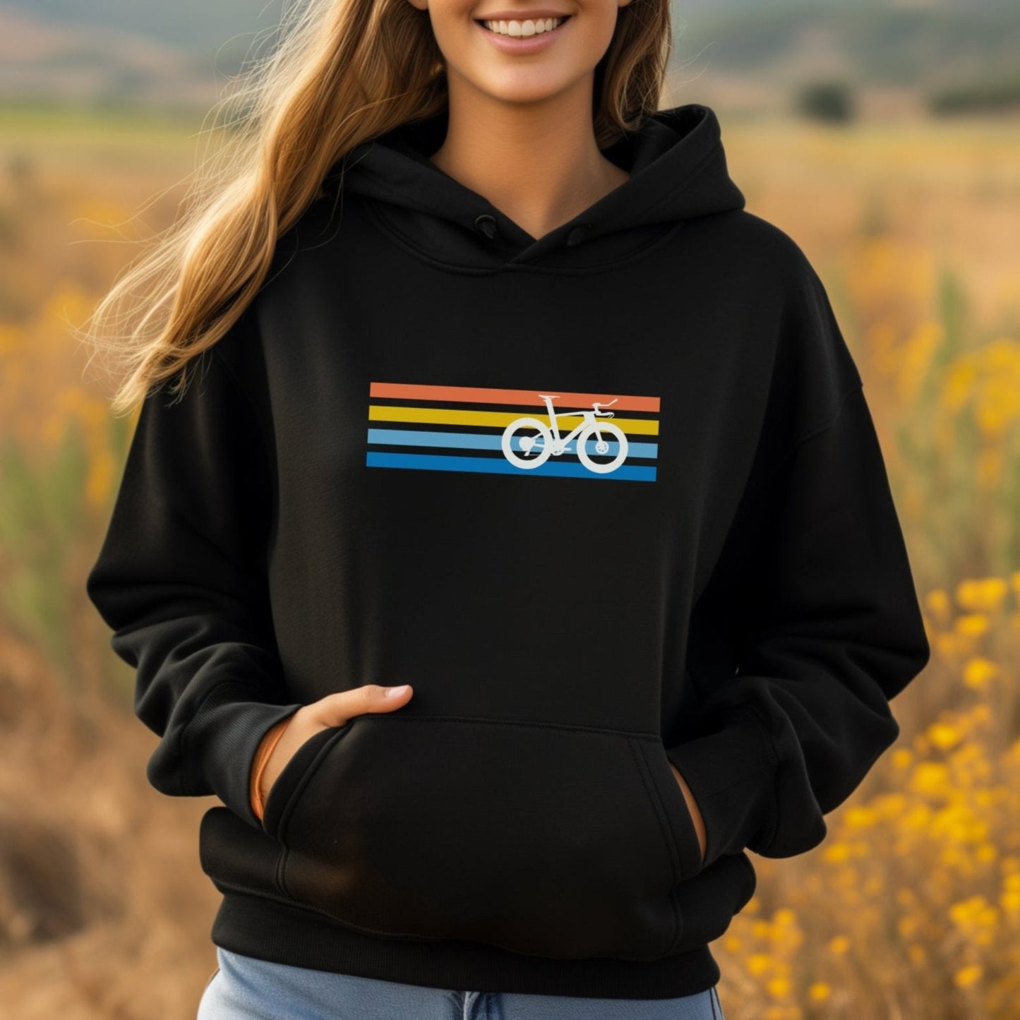 Tri Color Bars Hoodie