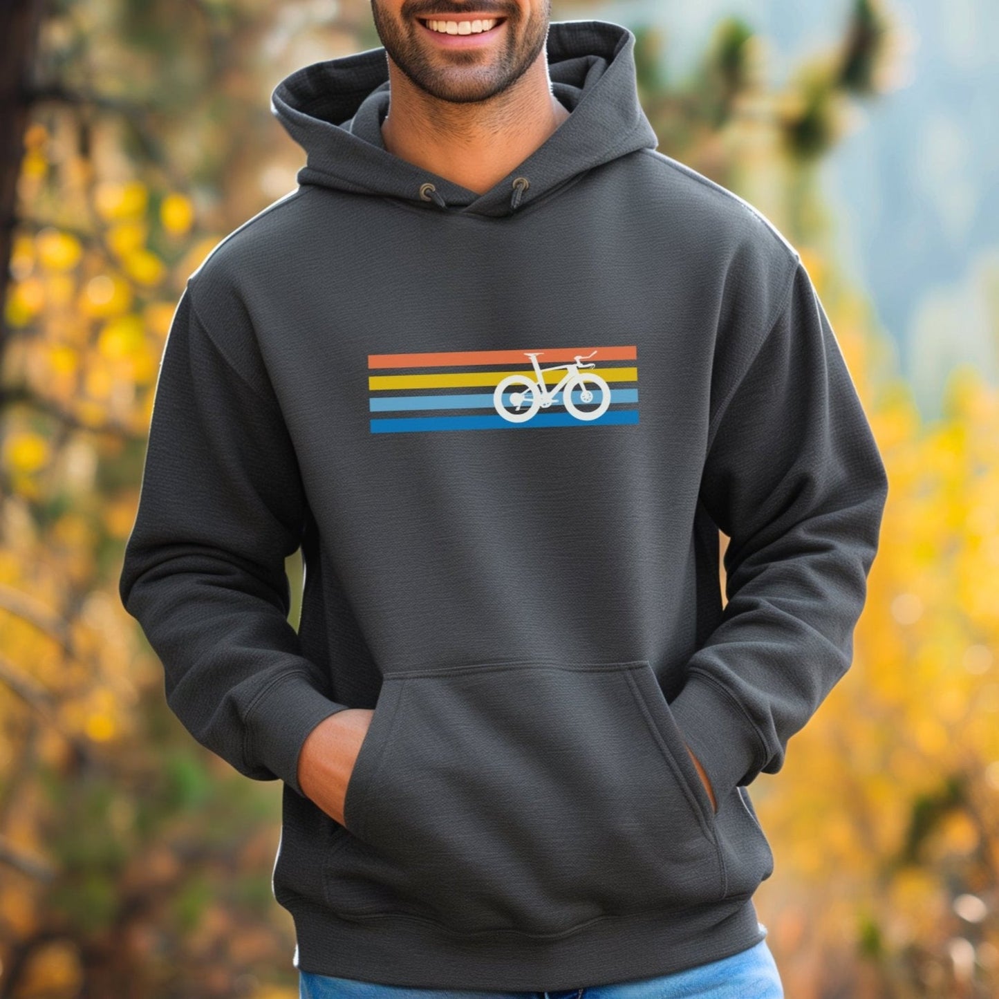 Tri Color Bars Hoodie