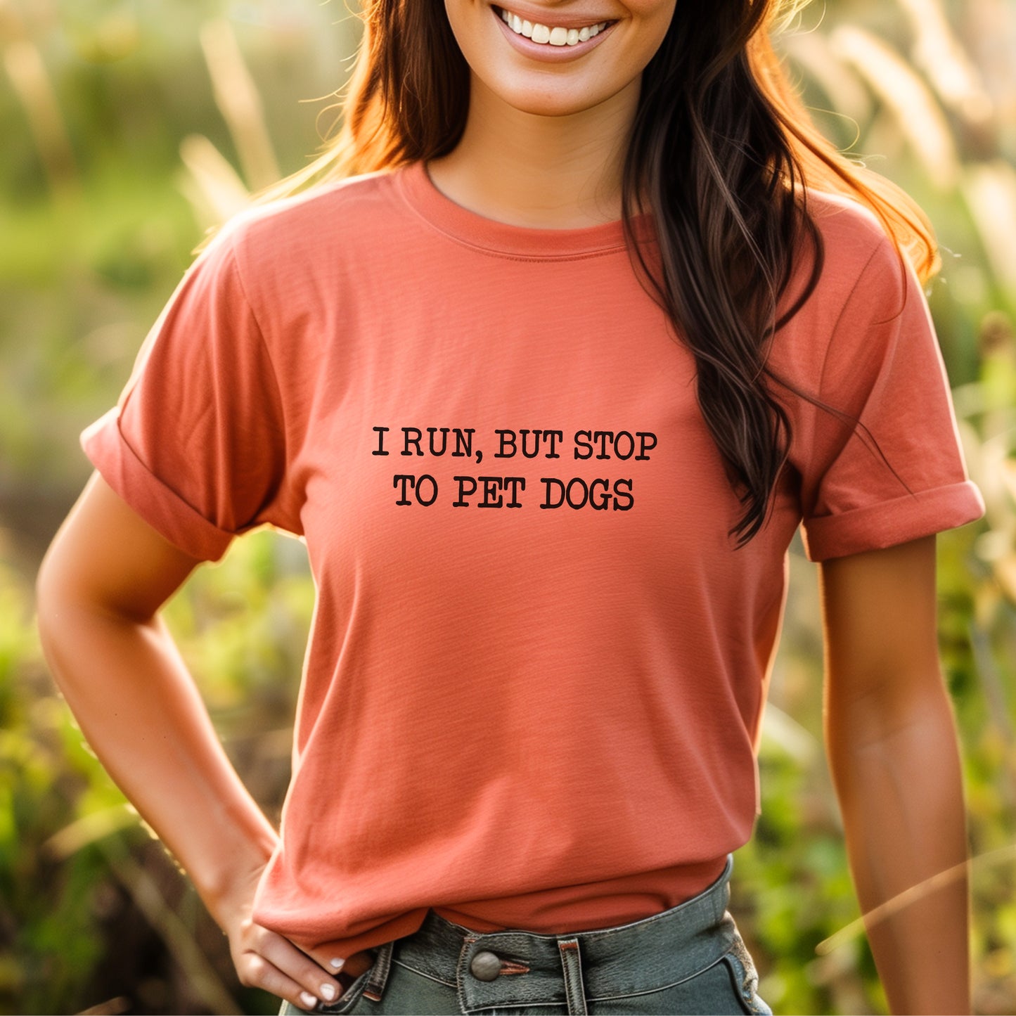 Run & Pet Dogs Tee