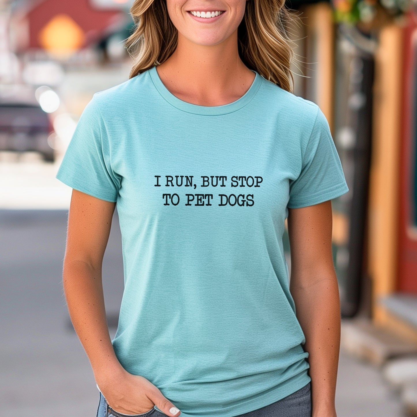 Run & Pet Dogs Tee