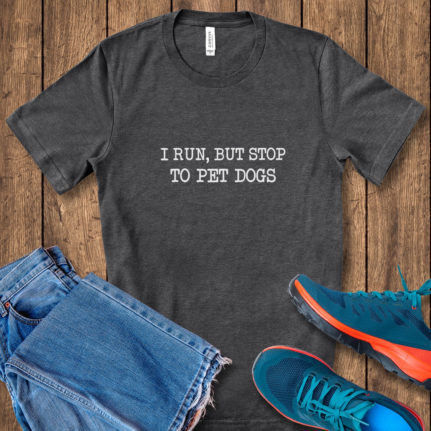 Run & Pet Dogs Tee