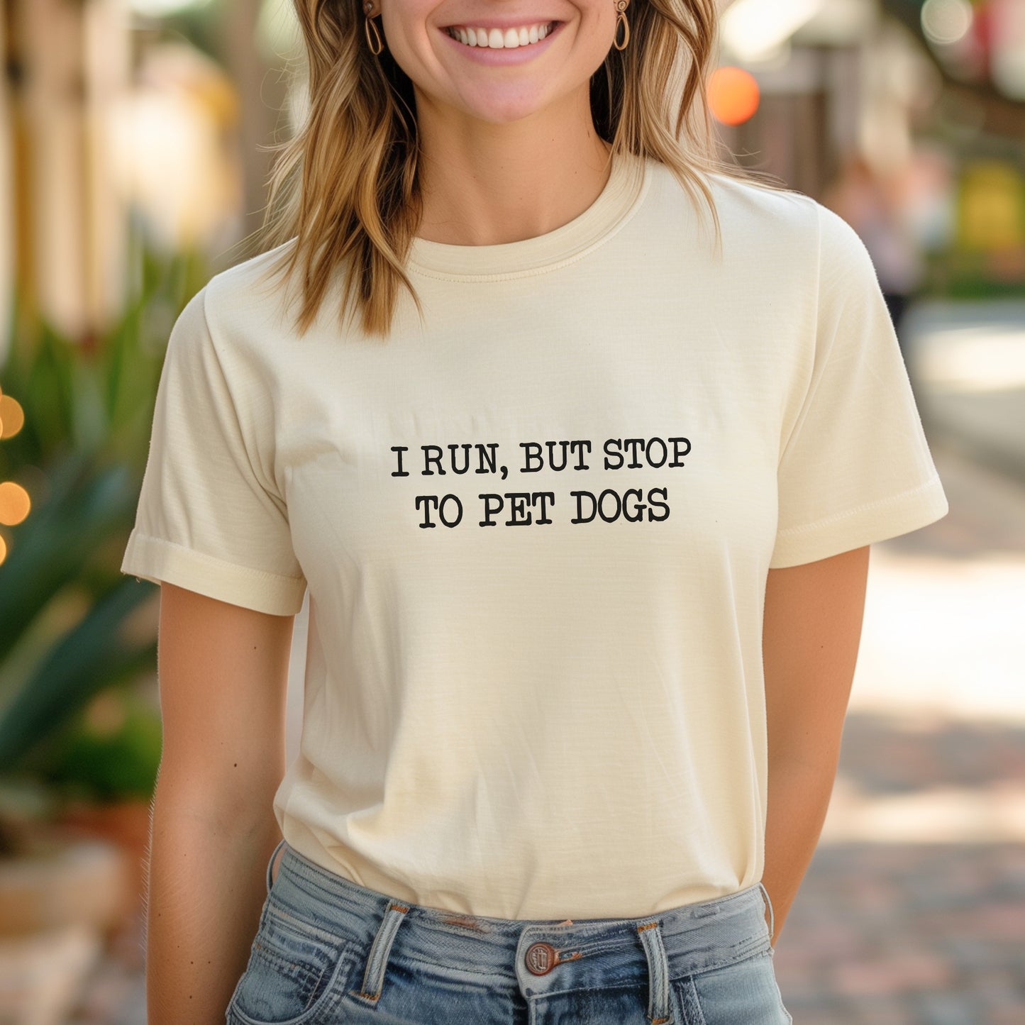 Run & Pet Dogs Tee