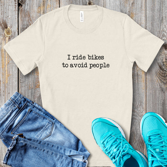 Avoid People Bike Tee