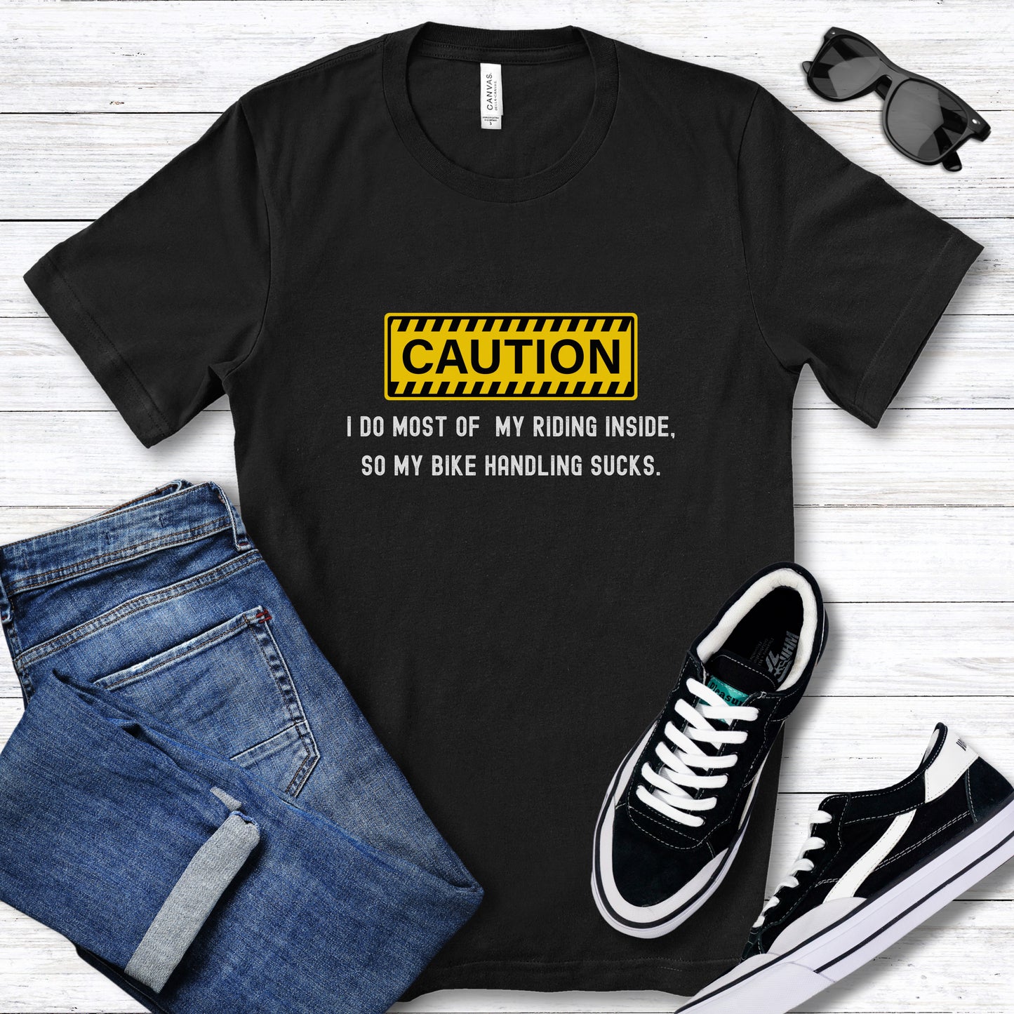 Caution - Bike Handling Tee