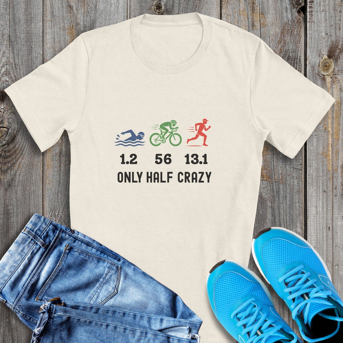 Only Half Crazy Tee