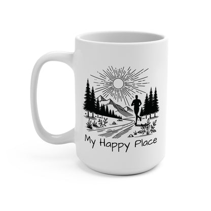 Happy Place Running Mug