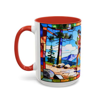 Stained Glass Trail Runners Mug