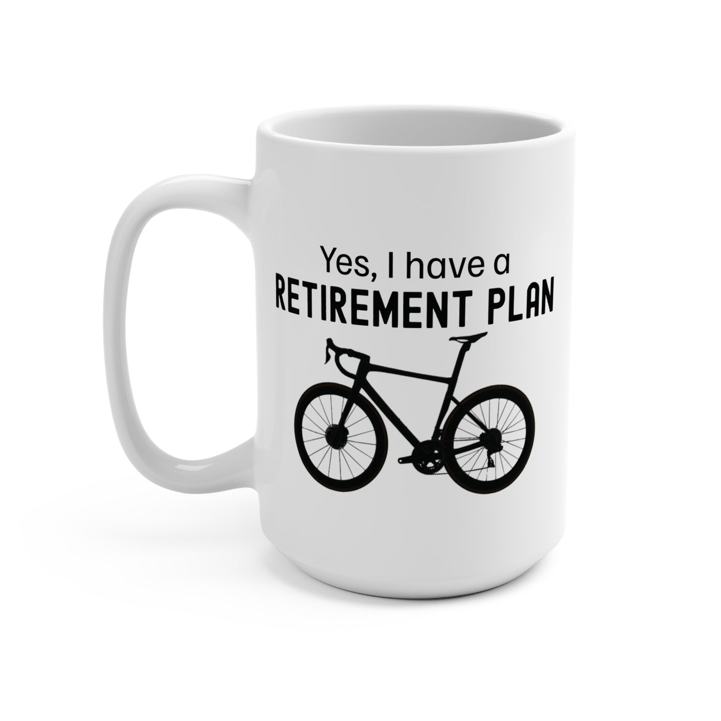 Retirement Plan Cycling Mug