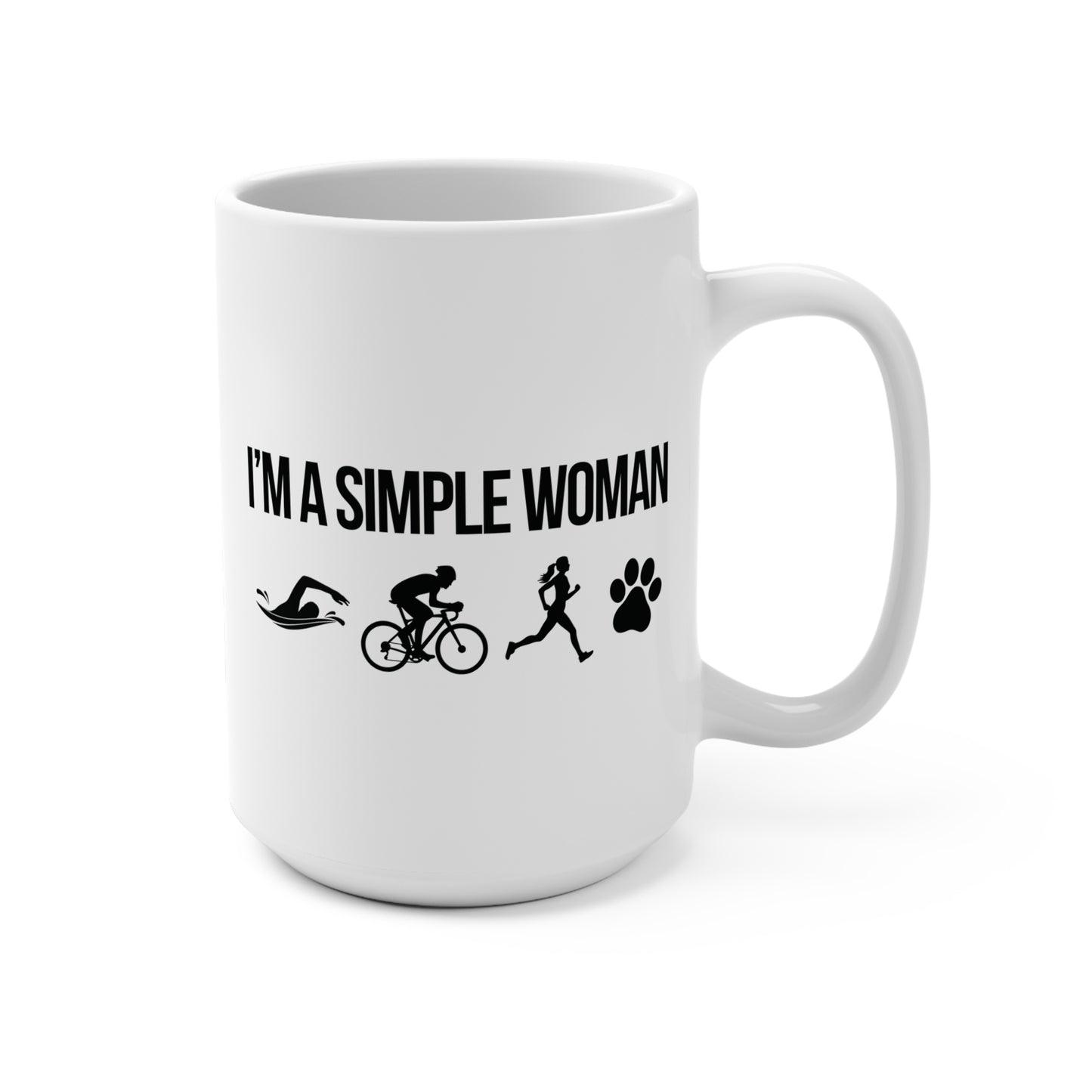 Simple Woman TRI & Paw Mug