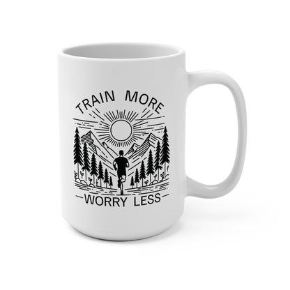 Worry Less Running Mug