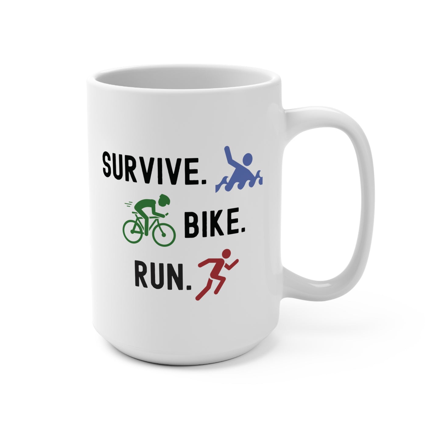 Survive Bike Run Mug