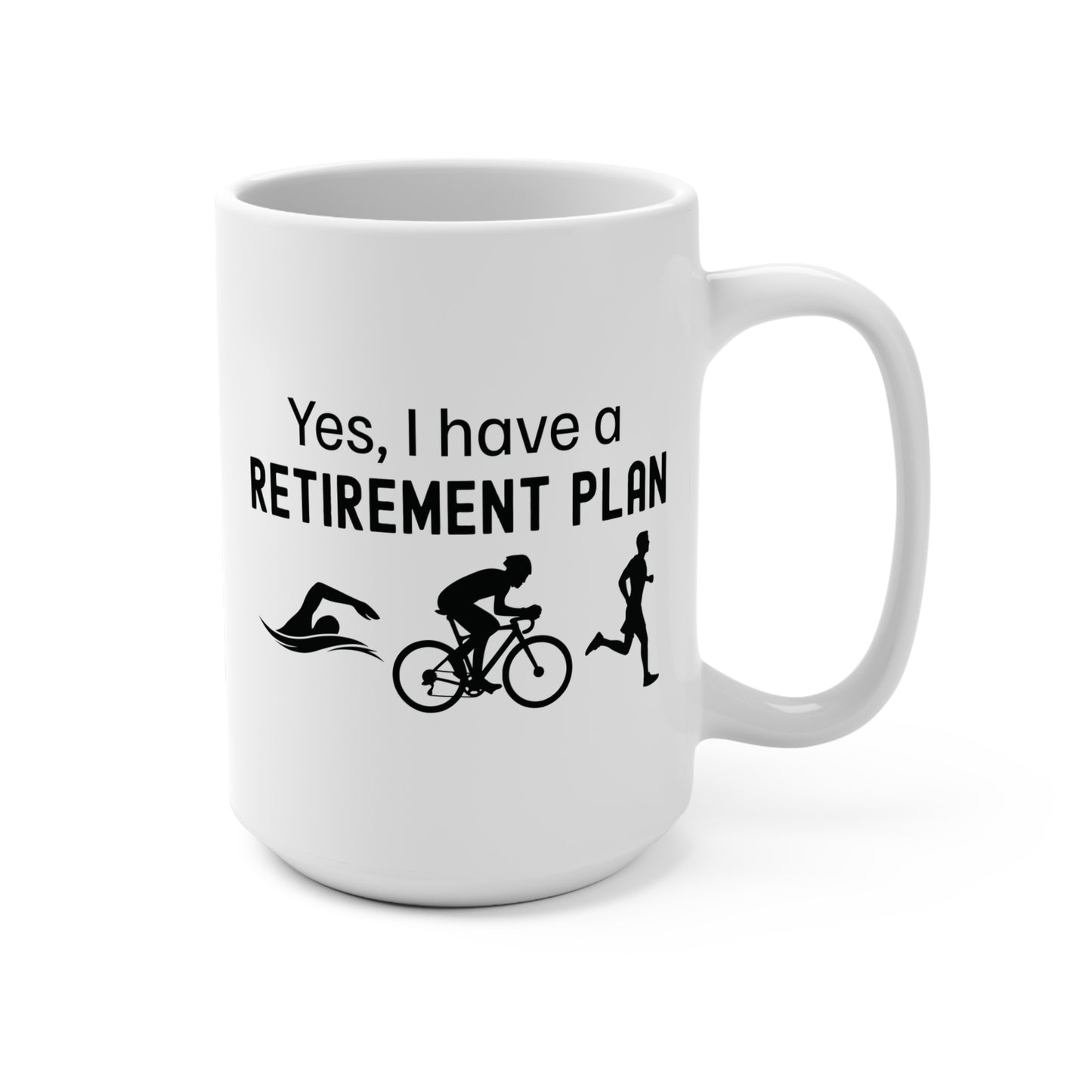 Retirement Plan Triathlon Mug