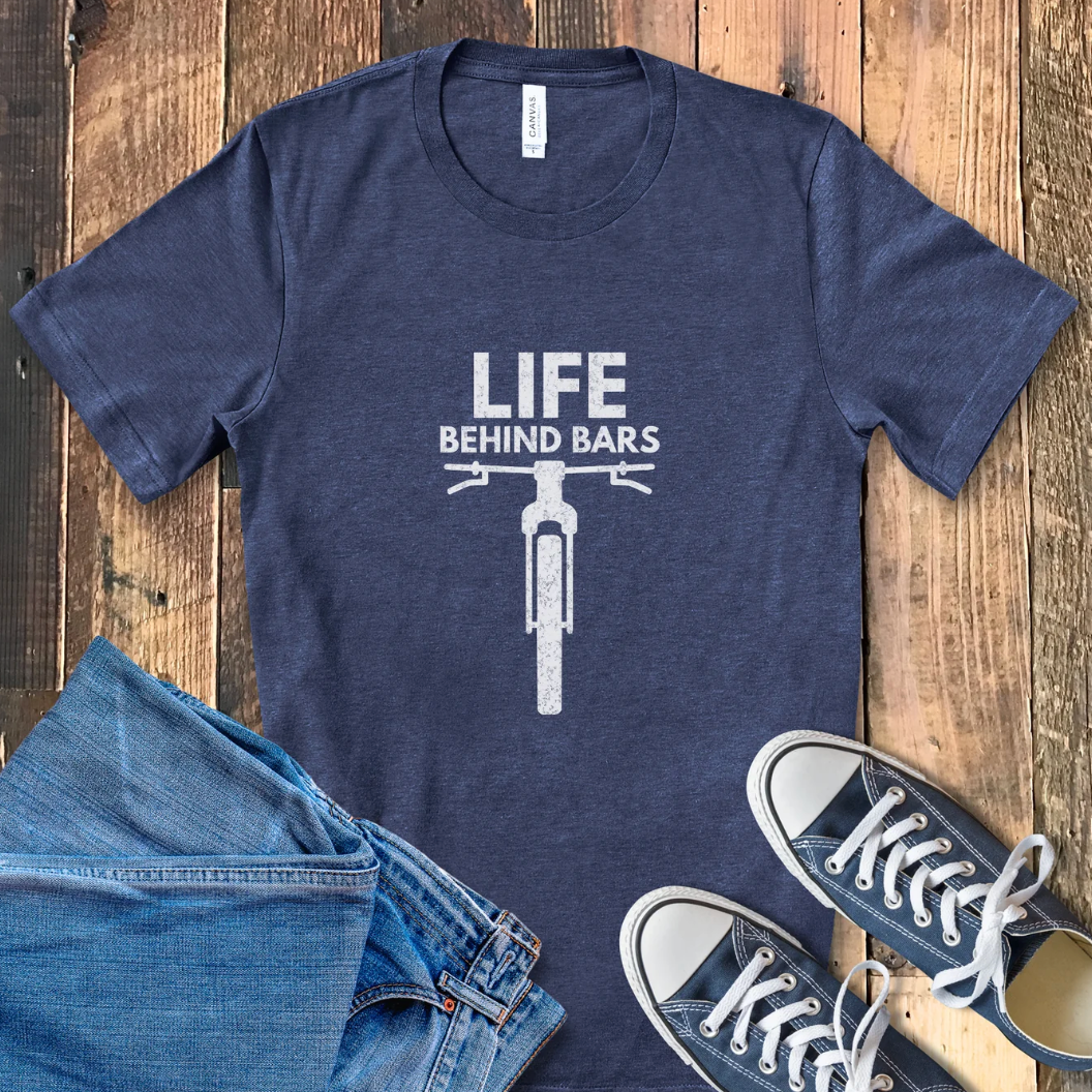 Life Behind Bars - XL - Heather Navy