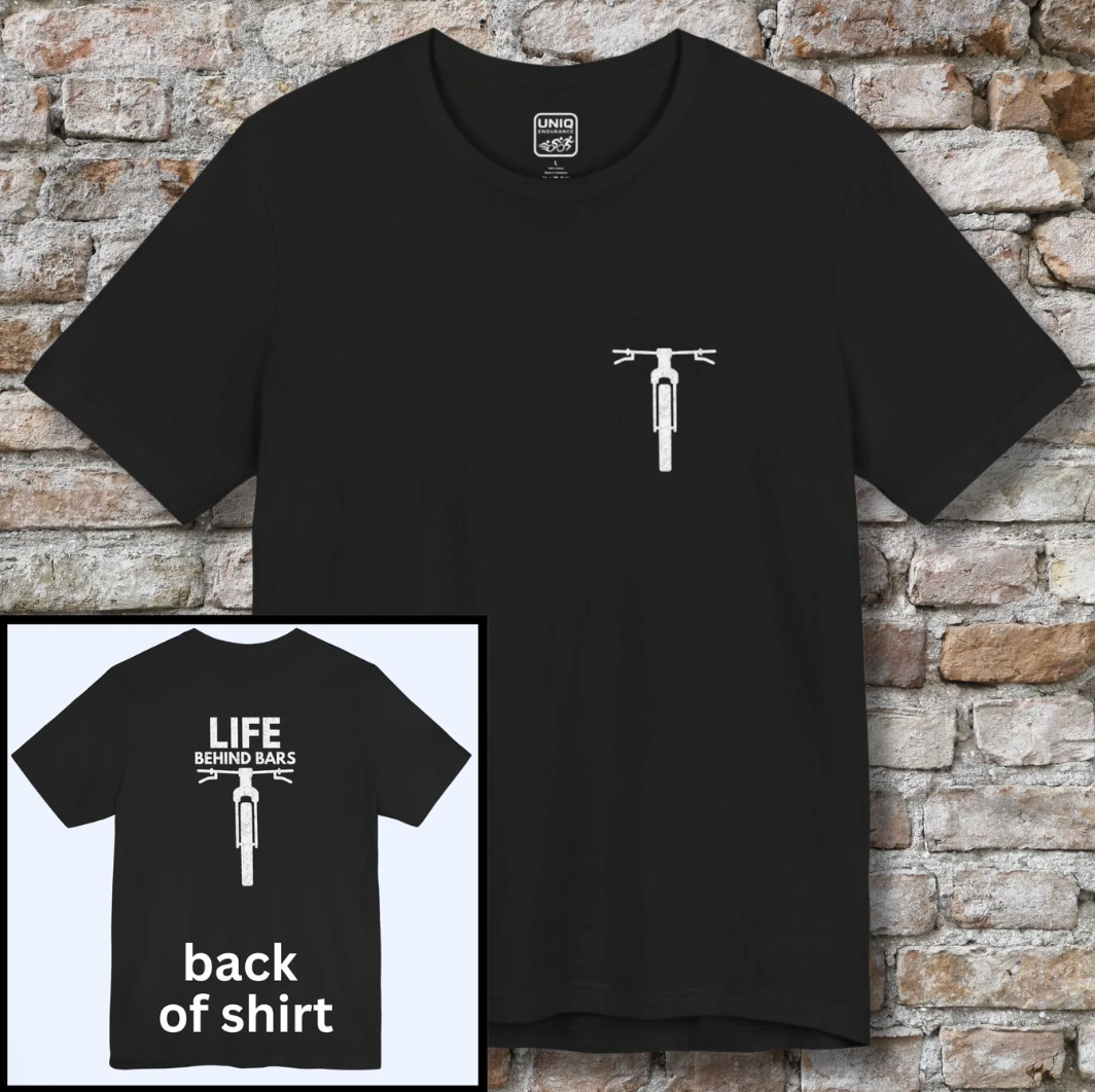 Behind Bars - Back Print - XS - Black
