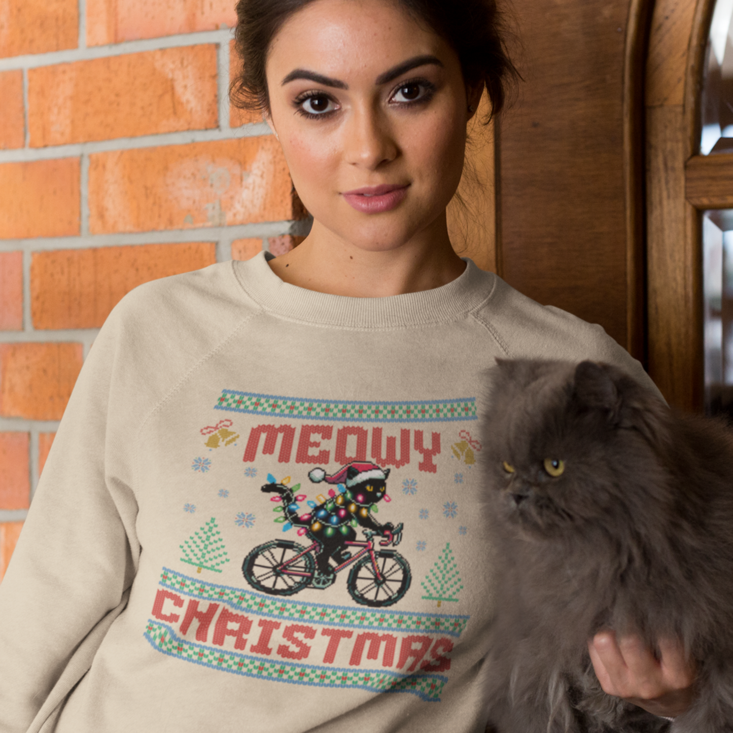 Meowy Christmas Sweatshirt